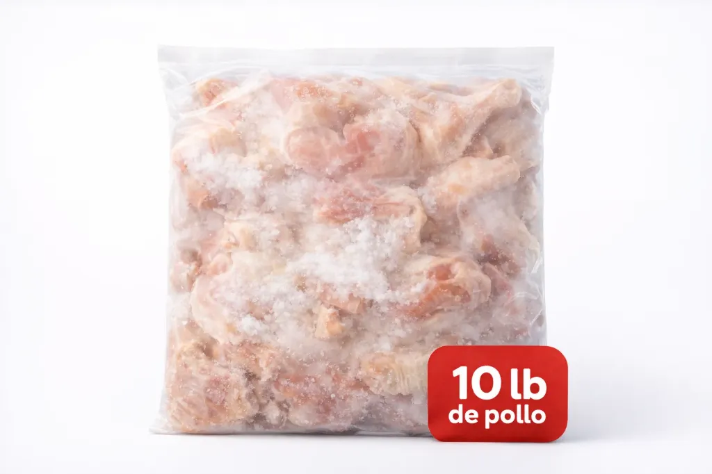 Paquete de Muslos de Pollo (10 Lb.)